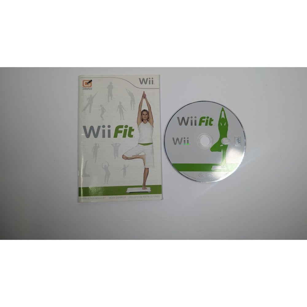 Wii Fit (Nintendo Wii, 2007) Game Disc + Manual